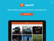 Tablet Screenshot of kummer-sorgen-forum.de